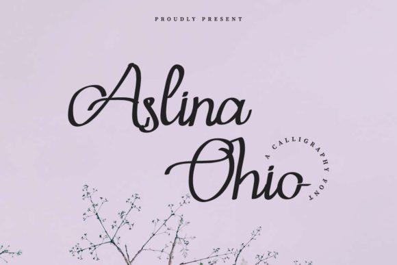 Aslina Ohio: A Handwritten Typeface for Editorial Elegance