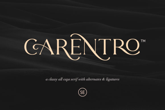 Carentro: A Premium Serif Typeface for Digital Design