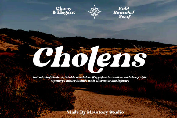 Cholens Font: A Timeless Typeface for Creative Makers