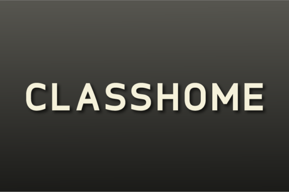 Classhome Font: A Simple Typeface That Elevates Your Brand