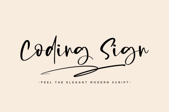 Coding Sign Font: Elegance and Readability for Modern Web Design