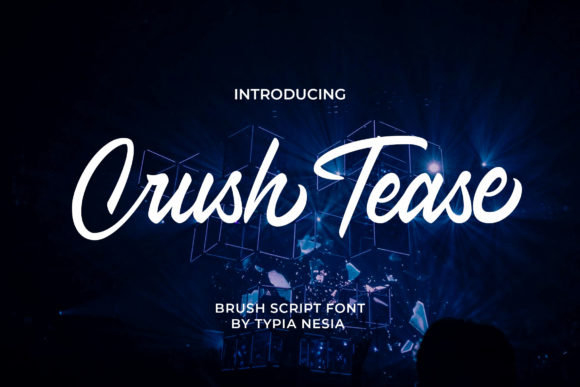Crush Tease: A Handwritten Typeface for Elegant Branding