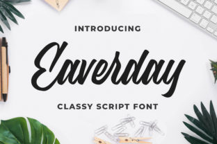 Eaverday Font: A Script Typeface for Modern Web Design