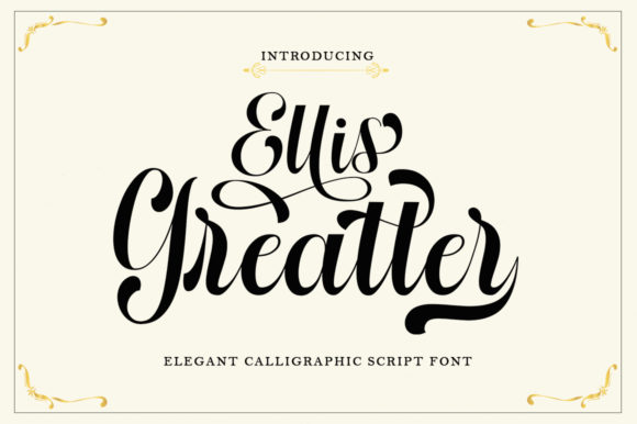 Ellis Greatter Font: A Polished Touch for Real Business Branding