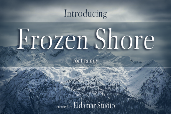 Frozen Shore: A Stylish Typeface for Campaign Design