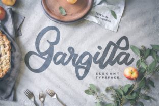 Gargilla Font: Elevate Your Brand with Script Amp's Stylish Typeface