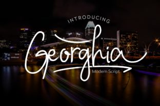 Georghia Font: A Luxurious Handwritten Typeface for Creative Makers