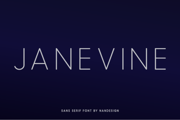 Janevine Font: A Versatile Typeface for Crafters and Makers
