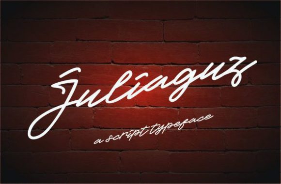 Juliaguz: A Handwritten Typeface That Elevates Brand Messaging