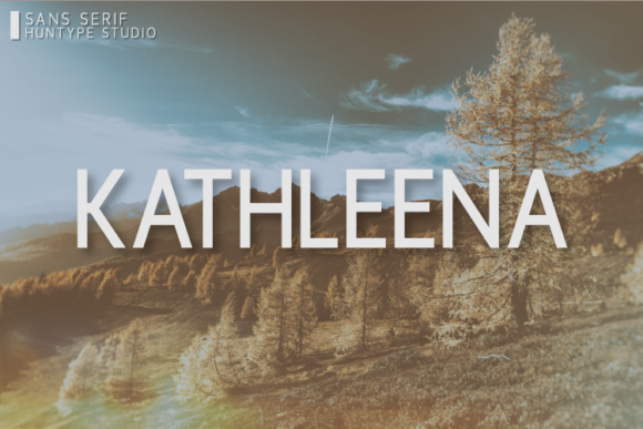 Kathleena Typeface: A Versatile Sans Serif for Real-World Branding