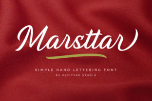 Marsttar Script Font for Crafting and Commercial Projects