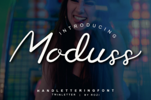 Moduss Font: A Charming Typeface for Makers and Creators