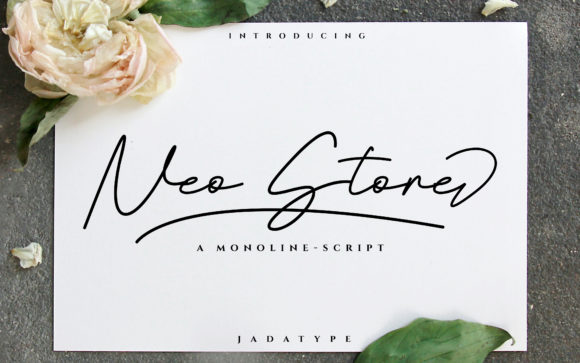Neo Stone Font: A Graceful Handwritten Typeface for Editorial Design