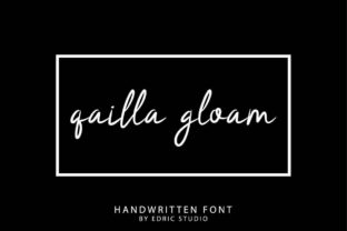 Qailla Gloam: A Script Font That Elevates Digital Design