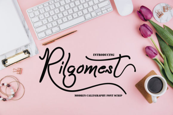 Rilgomest Font: A Timeless Handwritten Typeface for Your Brand