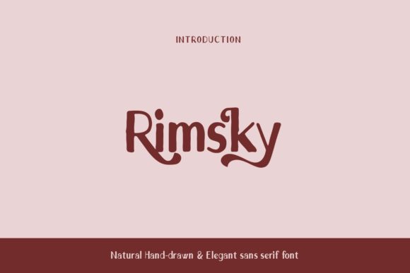 Rimsky: A Balanced Sans Serif for Modern Design