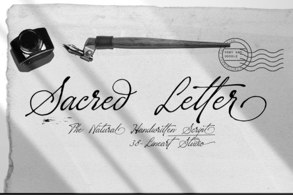 Sacred Letter: A Handwritten Typeface That Elevates Digital Design