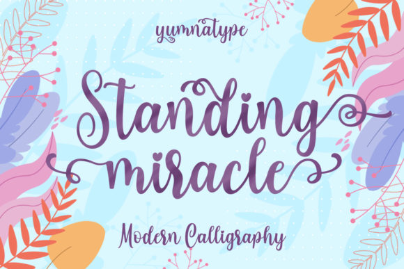 Standing Miracle: A Charming Script Font for Creative Branding