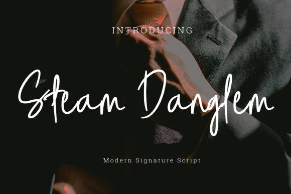 Steam Danglem Font: A Handwritten Typeface That Elevates Web Design