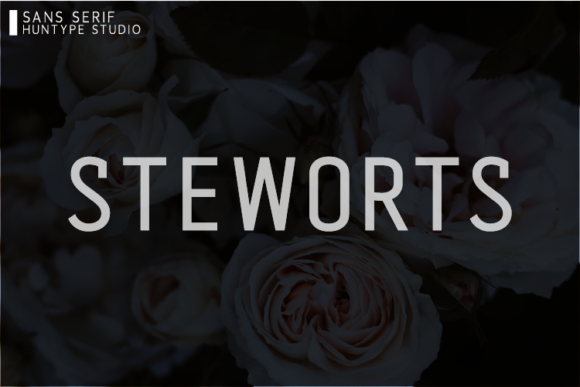 Steworts: A Modern Typeface for Editorial Design