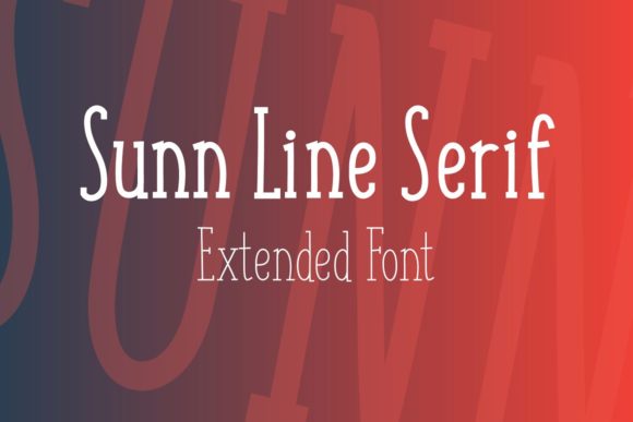Sunn Line: A Serif Font for Thoughtful Editorial Design
