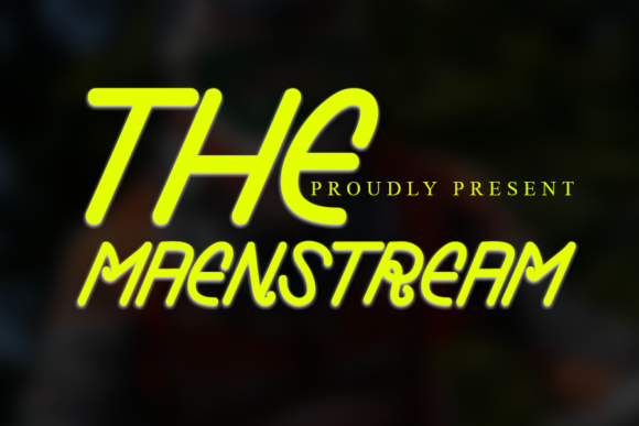 The Maenstream Font: A Versatile Typeface for Modern Web Design