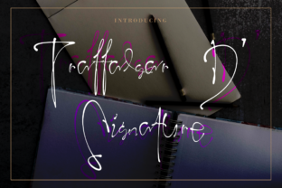 Trafalgar D Signature: A Handwritten Typeface That Feels Truly Yours