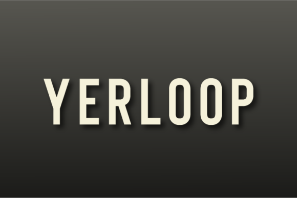 Yerloop Font: A Versatile Typeface for Modern Web Design